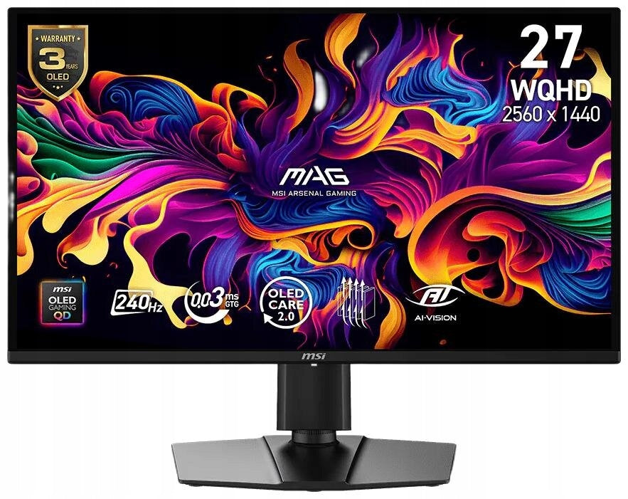 MSI Monitor MSI MAG 272QPW QD OLED X28 2560 x 1440 (WQHD) 280 Hz