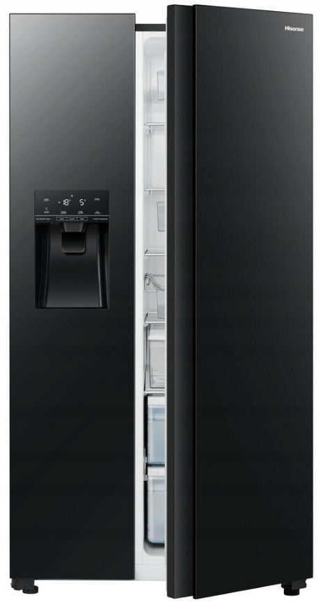 Lodówka HISENSE RS694N4GBE Side by side Kostkarka