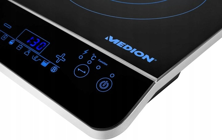 Medion MOCNA PŁYTA INDUKCYJNA KUCHENKA PRZENOŚNA 2000W TIMER 8 PROGRAMÓW