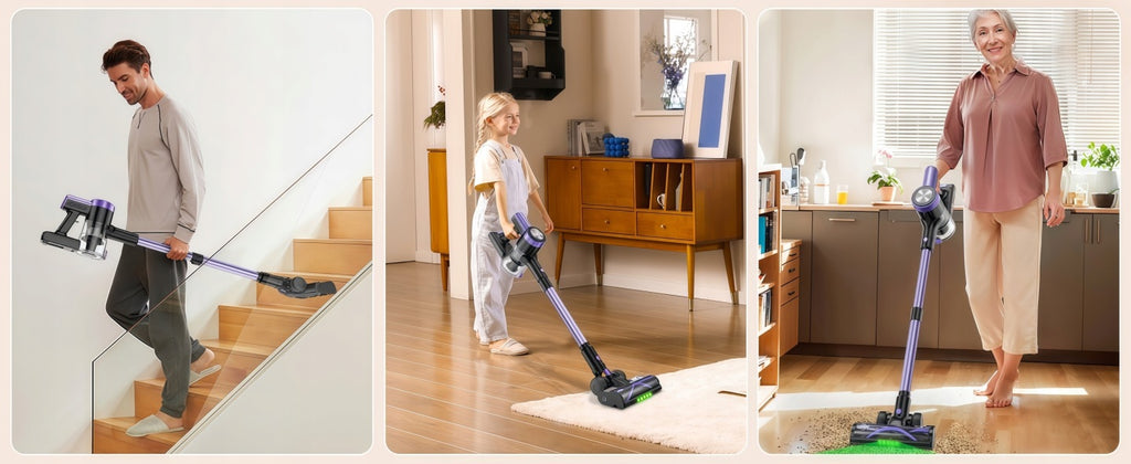 Feward H28 odkurzacz bezprzewodowy pionowy ręczny 500w 46KPA Silny