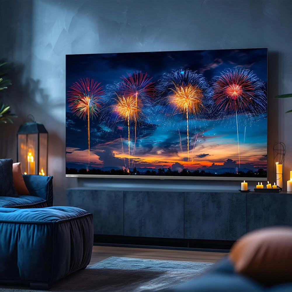 Telewizor 55” CHiQ U55QM9, bezramkowy, 4K Ultra HD, Google TV