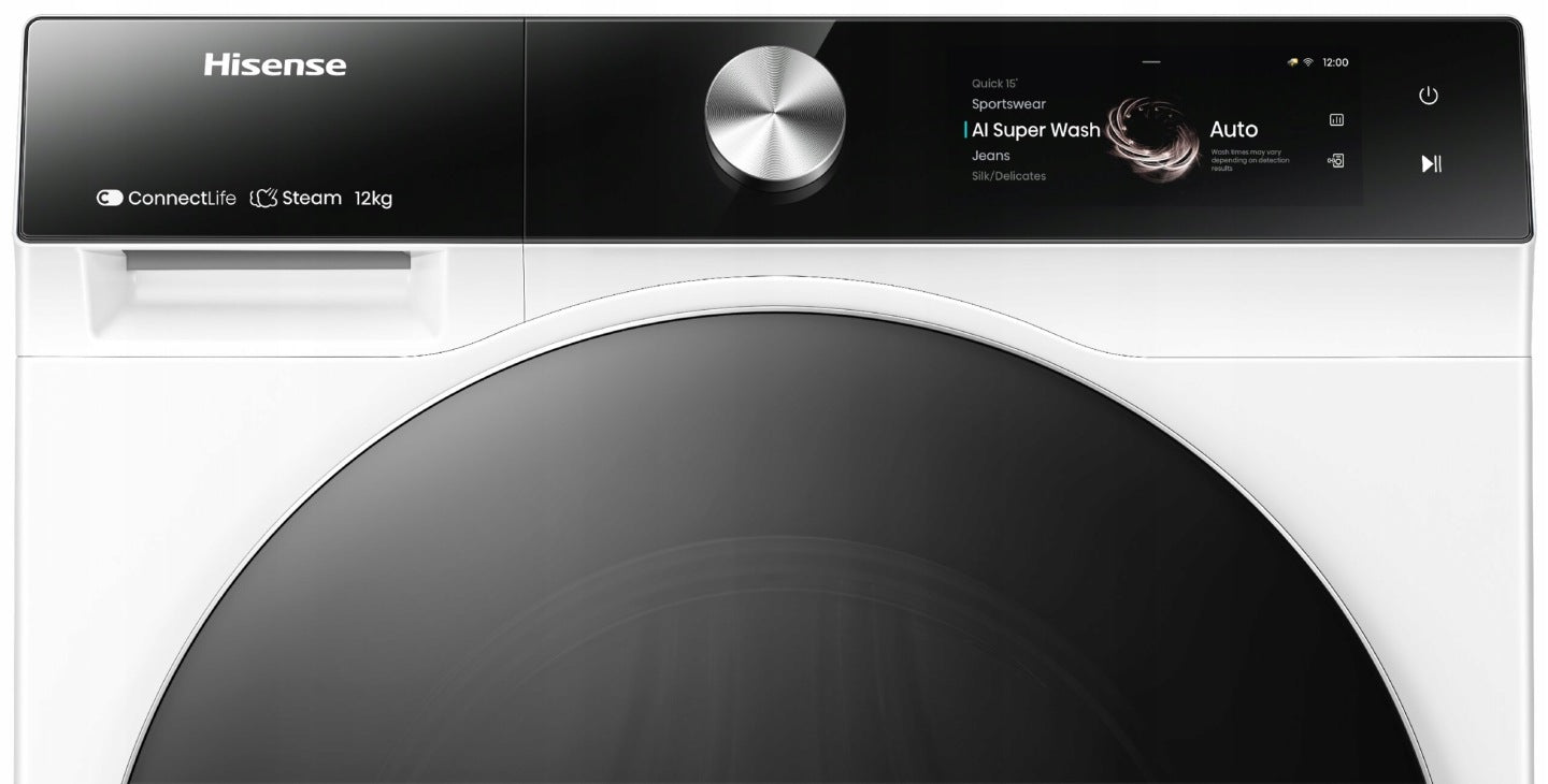 Pralka wolnostojąca HISENSE WF7S1247BW Seria 7S 12kg Biała