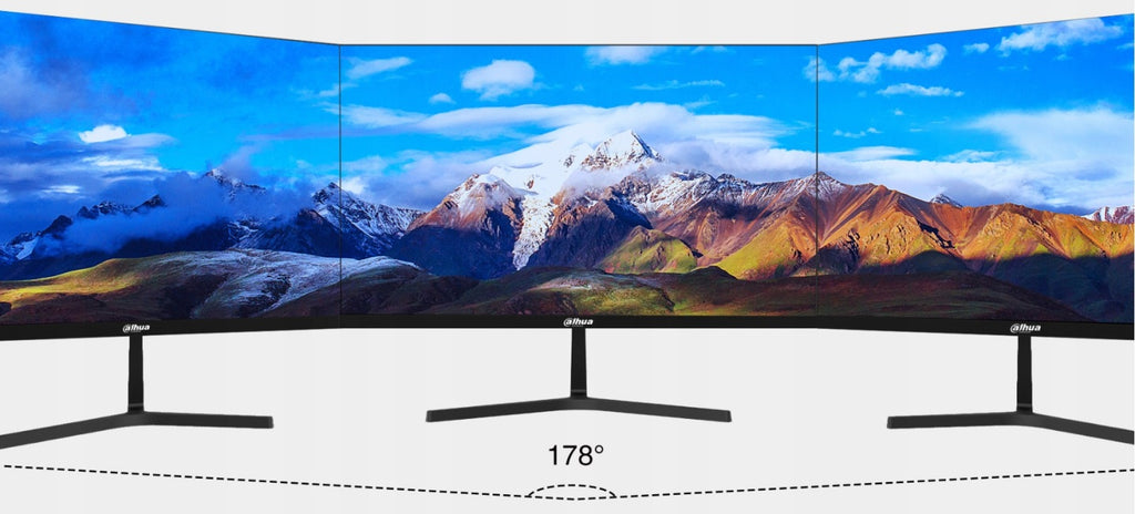 Dahua Monitor Bezramkowy LED 24 Cale Full HD DAHUA HDMI VGA 100HZ IPS Głośniki