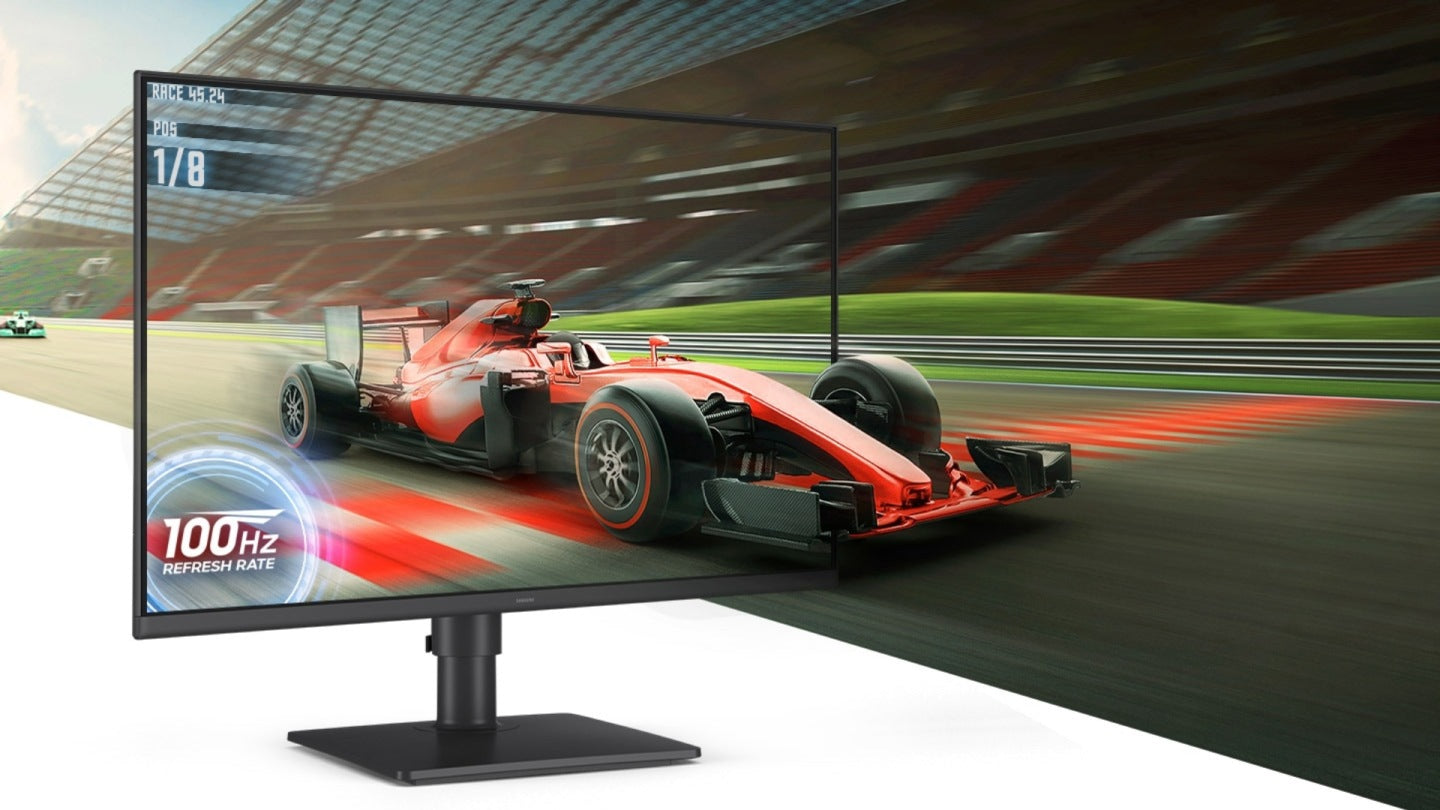 Samsung Monitor Gamingowy SAMSUNG 24 Cale Full HD 100HZ IPS DP Pivot Tilt Głośniki