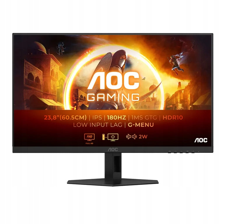AOC 24G4XE | 23,8  | IPS | 16:9 | 180 Hz | 1 ms | 1920 x 1080 pikseli | Porty