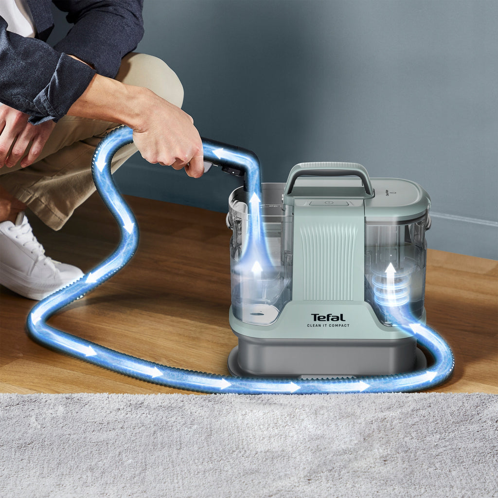 Odkurzacz piorący do tapicerki dywanów Tefal Clean It Hot&Cold IZ7021 1150W
