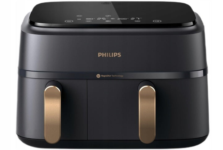 Philips Dwukomorowa frytkownica beztłuszczowa airfryer Philips Ovi 9L 2750W NA352