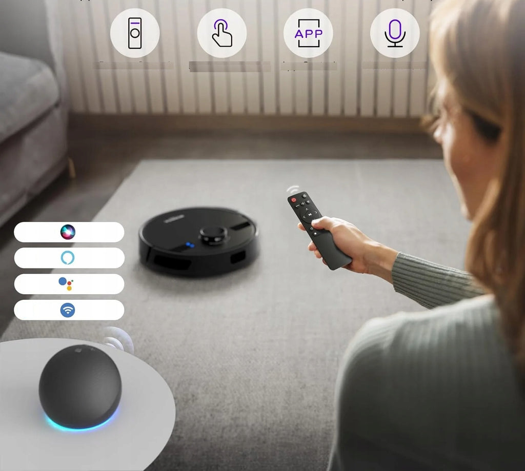 Robot Sprzątający Mopujący Odkurzający MONSGA MS1 MAX STACJA OPRÓŻNIAJĄCA
