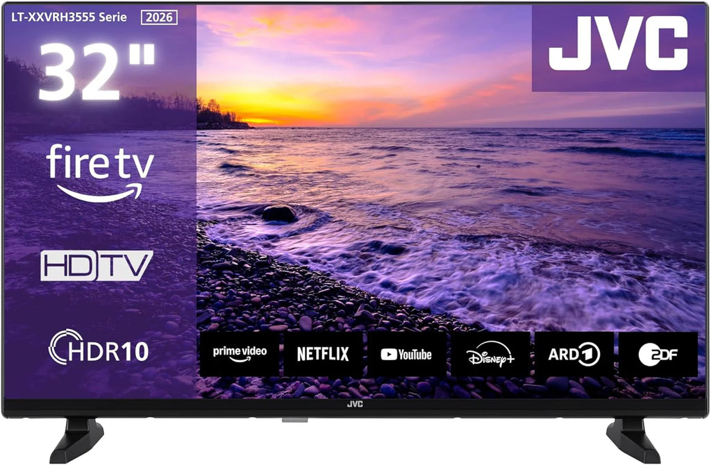 JVC Fire TV LT-32VRH3555 (2026) 32 Smart HDR-TV med Alexa röststyrning och trippel LED-tuner