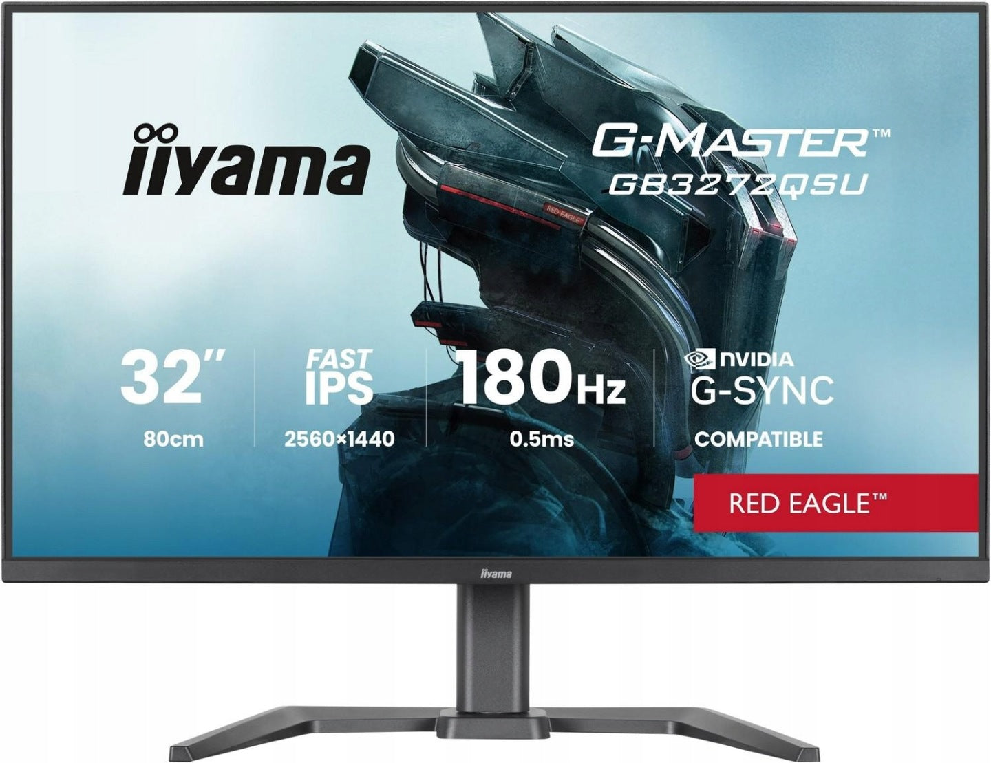 iiyama Monitor iiyama G-Master GB3272QSU-B1 Red Eagle - 180Hz QHD Fast IPS 31.5