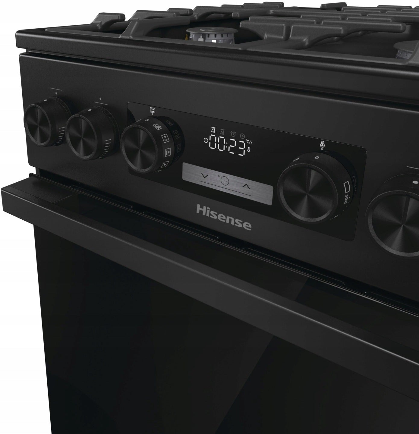 Kuchnia gazowa HISENSE HKS5D71BMPF Air Fry, program Pizza, 50 cm czarna