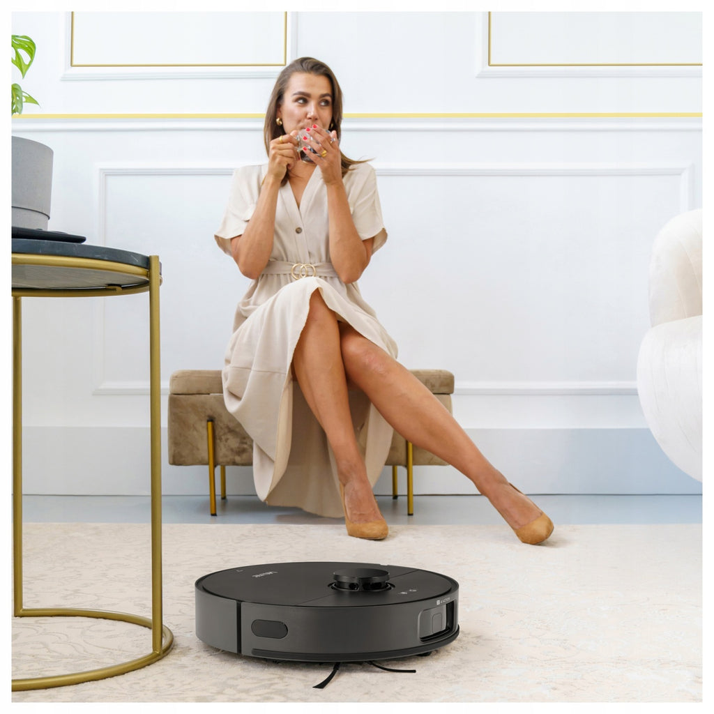 ROBOT SPRZĄTAJĄCY MOPUJĄCY WELLTEC R90 PRO + STACJA 5W1 + AKCESORIA
