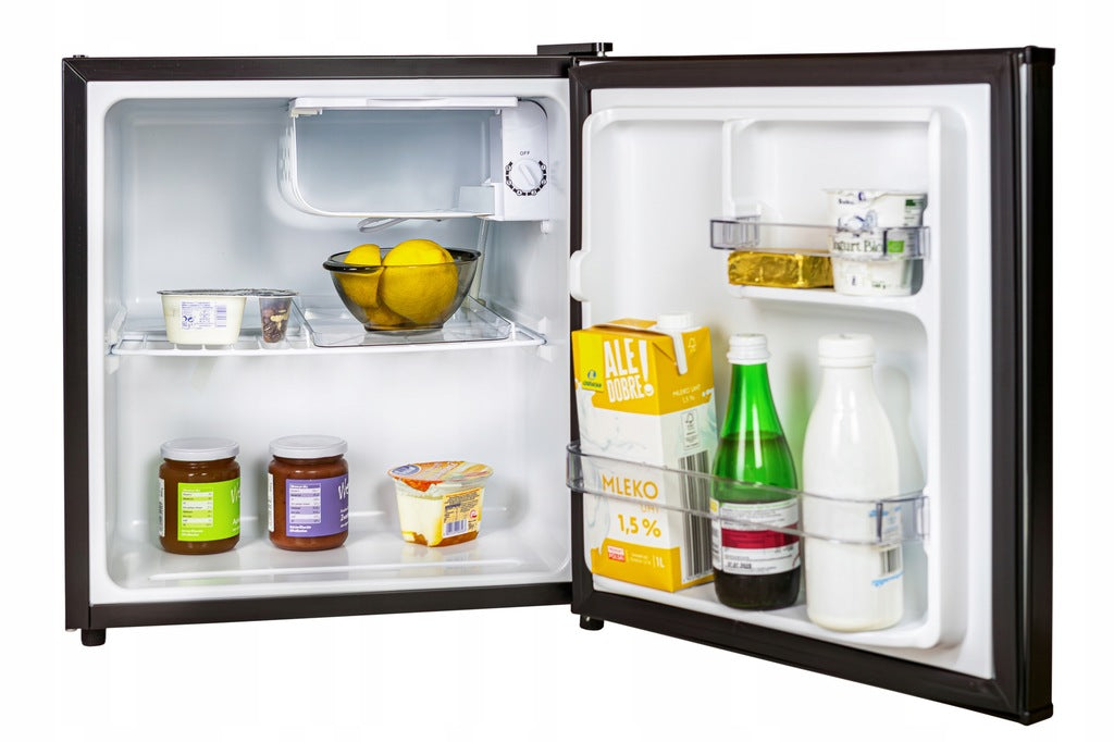 Sigma Mini lodówka do Biura Hotelu Czarna 50cm 43L Minibar Podblatowa Cicha