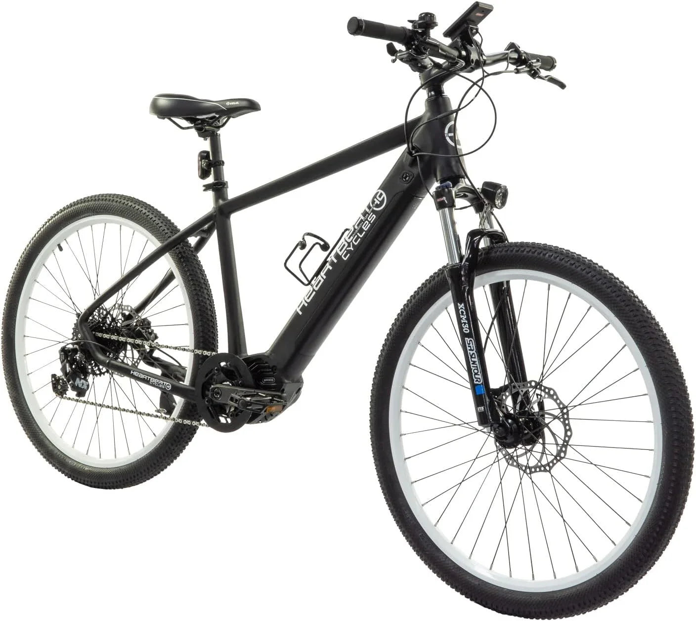 Highphoria Elektrofahrrad Erwachsene, 250W 25 km/h E-Bike mit Batterie, Starker Motor, Kettenschaltung, E-Mountainbike mit Hydraulische Federgabel Pedelec für Damen & Herren