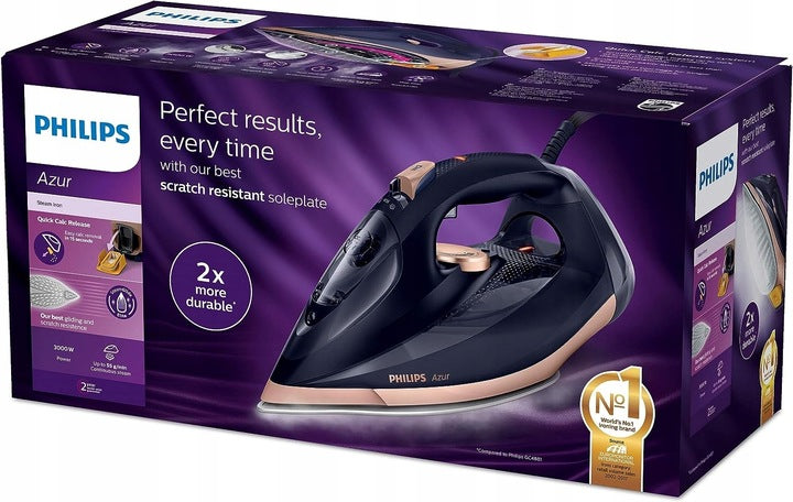 Żelazko parowe 3200W Philips Azur Seria 7500 czarne DST7511/80