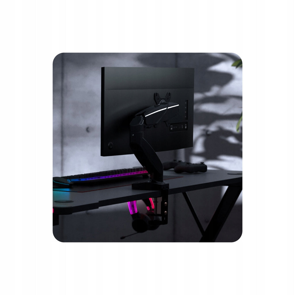 UCHWYT na MONITOR TV LED LCD Biurkowy OBROTOWY 360° uniwersalny 15 - 27