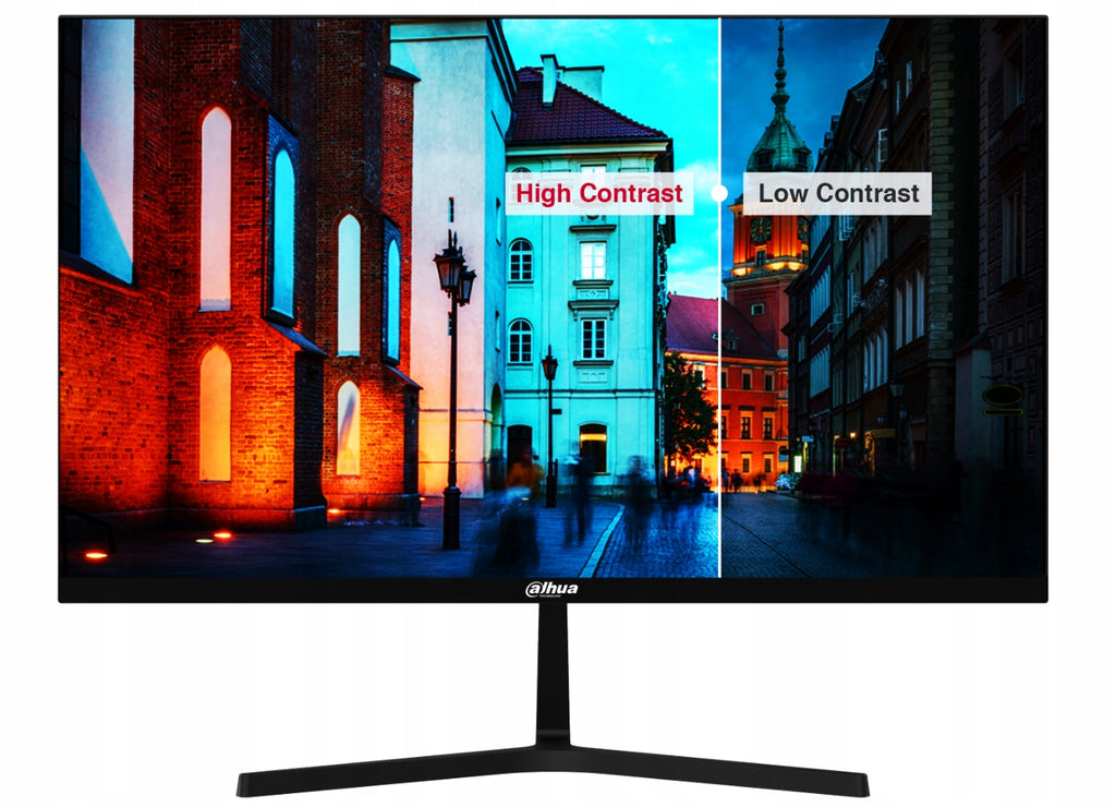 Dahua Monitor Bezramkowy LED 24 Cale Full HD DAHUA HDMI VGA 100HZ IPS Głośniki