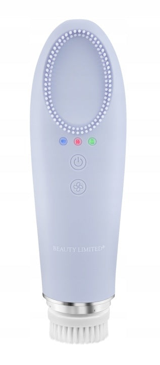 Beauty Limited Szczoteczka soniczna do twarzy 5w1 MASAŻ Kobido Ciepły Rotacja IPX5 Gray