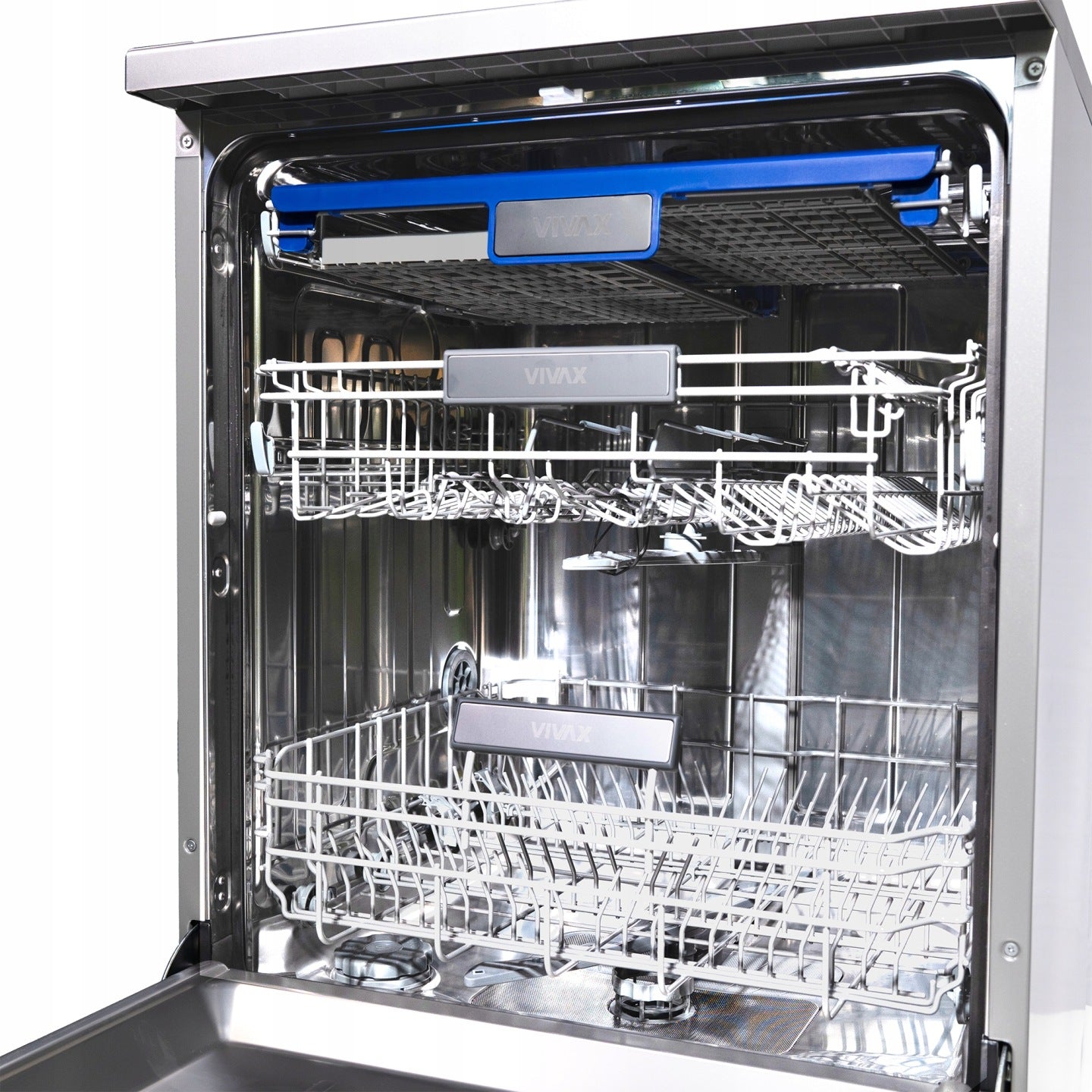 Zmywarka Wolnostojąca Vivax DW-601473C Biała 60cm Trzeci Kosz 14kp 2+3 lata