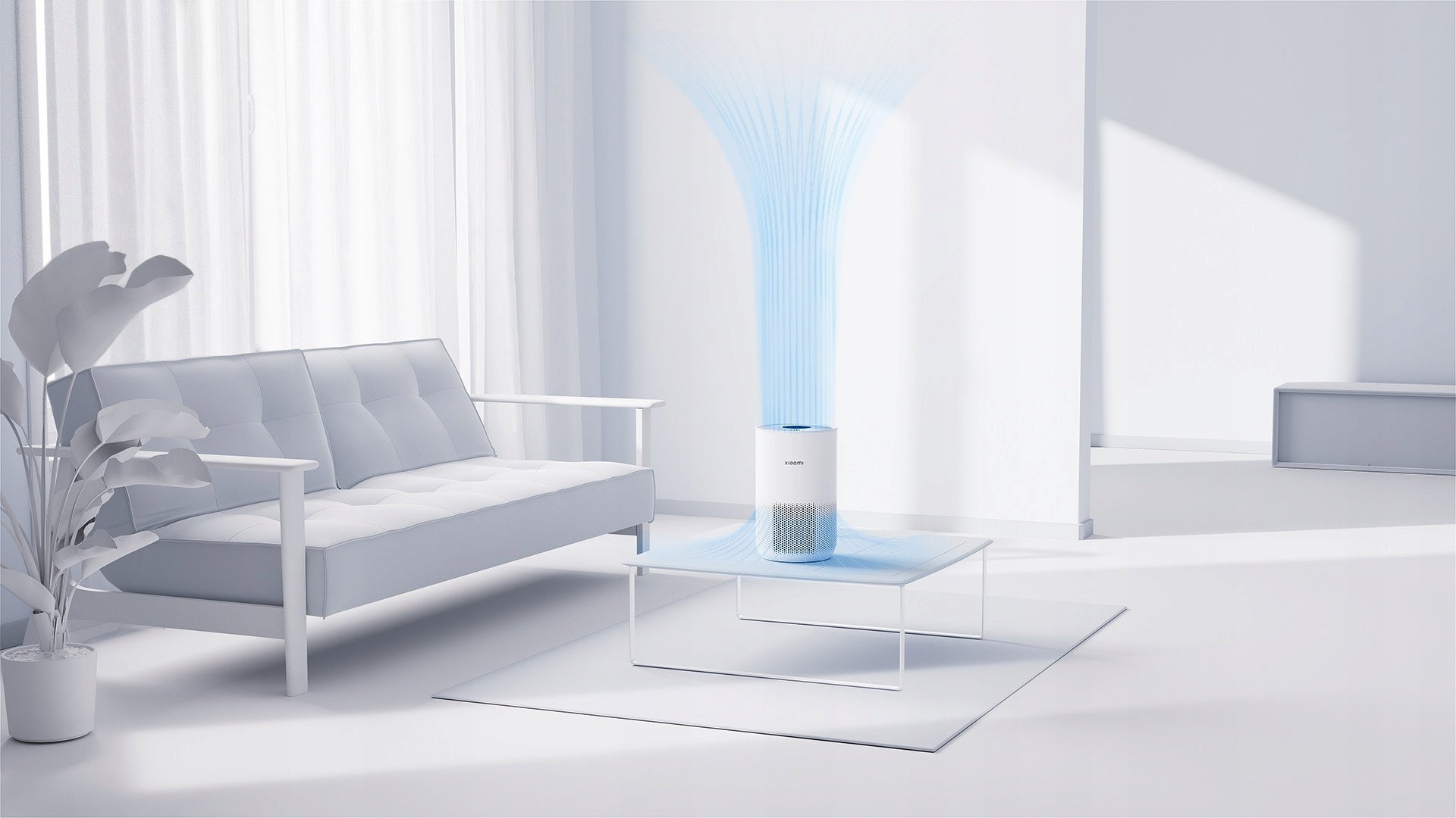 Oczyszczacz powietrza Xiaomi Air Purifier 4 Compact 27W biały