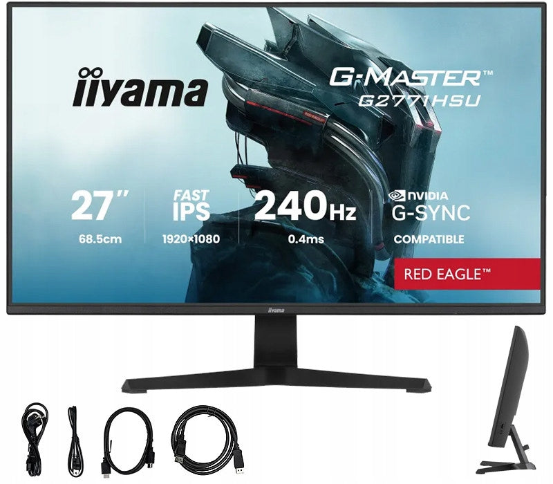 iiyama Monitor iiyama G-Master G2771HS-B1 Red Eagle 27 IPS LED 240Hz 0,4ms HDMI DP