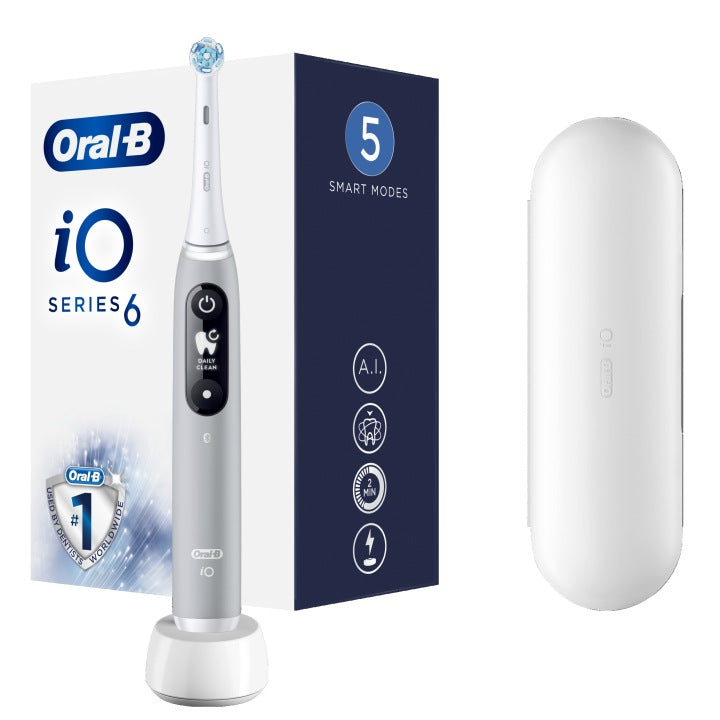 Oral-B Szczoteczka magnetyczna elektryczna Oral-B iO6 Grey Opal