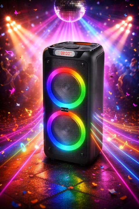 Blow GŁOŚNIK BLUETOOTH PRZENOŚNY BEZPRZEWODOWY DUŻY MIKROFON KARAOKE 280W