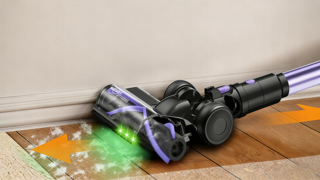 Odkurzacz pionowy Feward H28 500W 50KPA Nowa fioletowy Zwierzę domowe