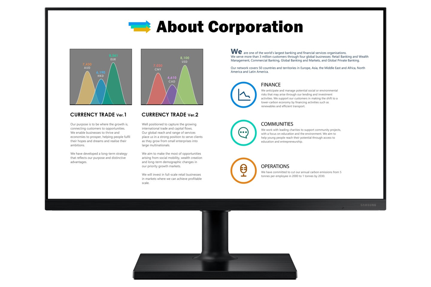 Samsung Monitor LED Samsung F24T450FQR 24  1920 x 1080 px IPS / PLS