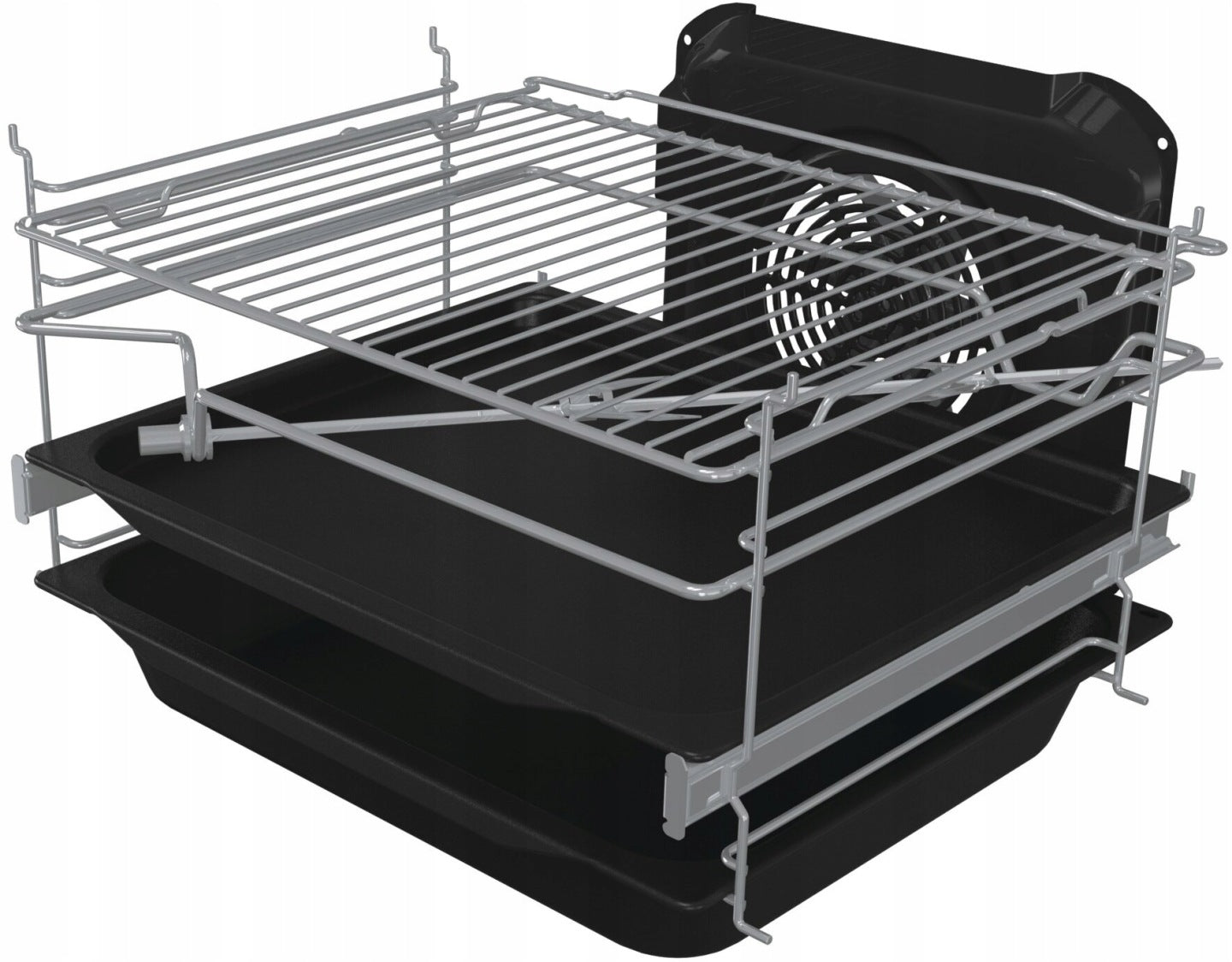 Kuchnia gazowa HISENSE HKS5D71BMPF Air Fry, program Pizza, 50 cm czarna