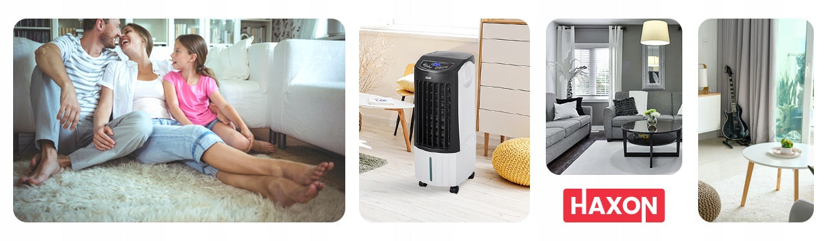 Klimator wodny HAXON ROX klimatyzer przenośny 12l + JONIZACJA nawilżacz