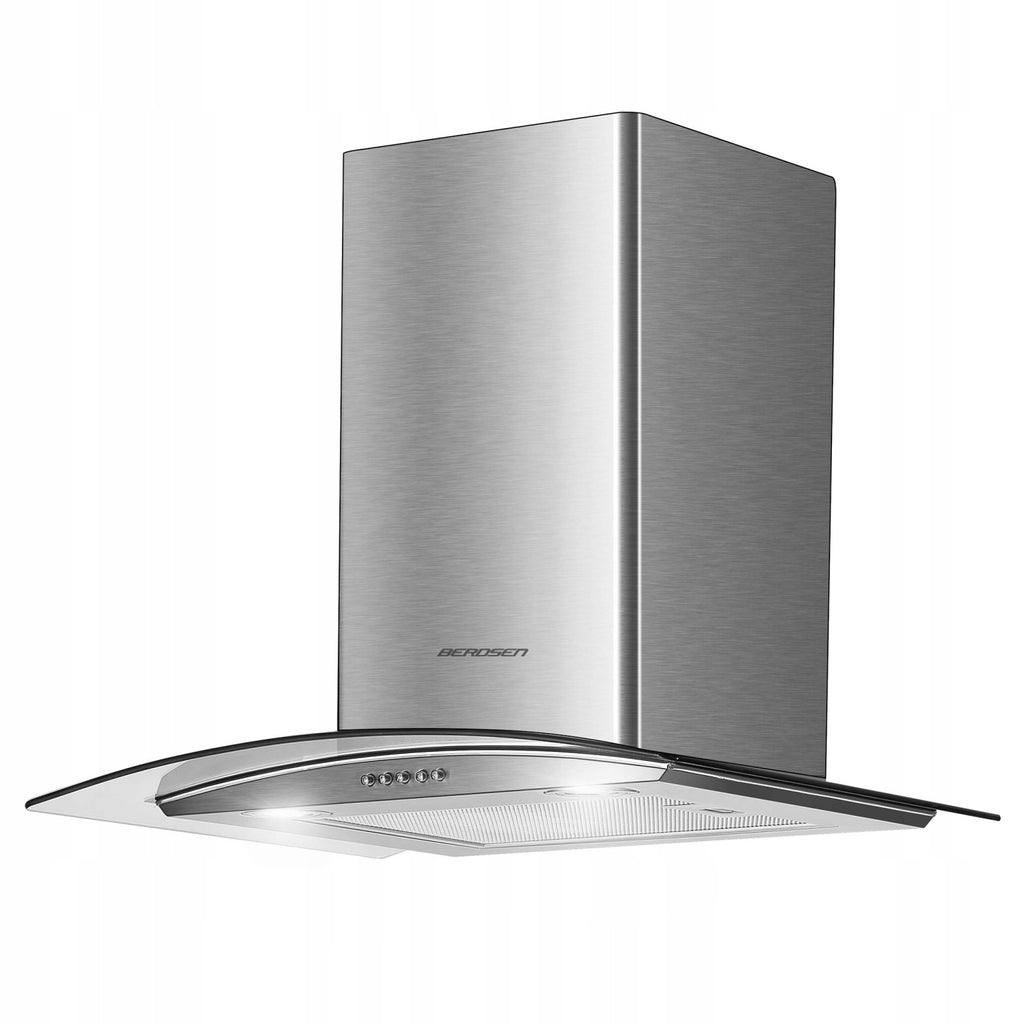 OKAP KUCHENNY 60cm KOMINOWY LED BT-202 BERDSEN