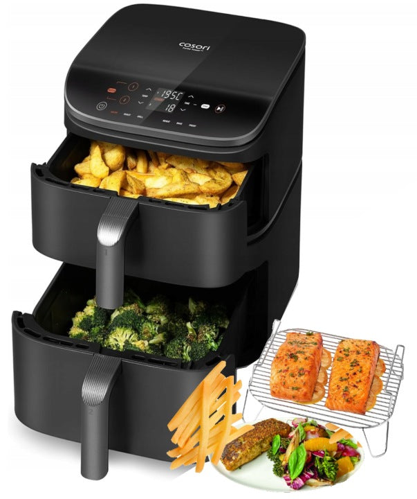 Cosori FRYTKOWNICA BEZTŁUSZCZOWA AIR FRYER COSORI TURBO TOWER CAF-DC111-ADE +RUSZT