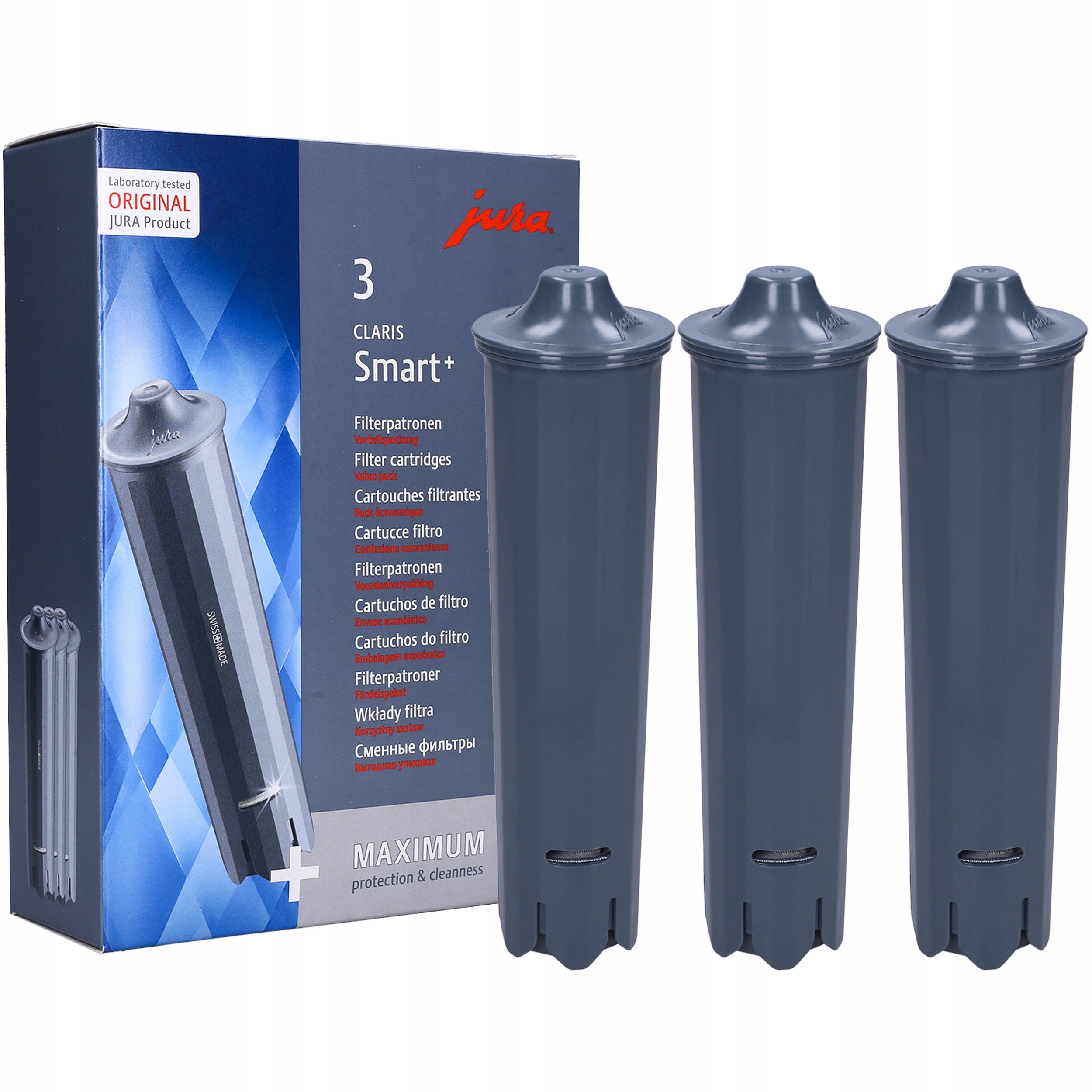 Tabletki do czyszczenia ekspresu Jura 62715 + 3x filtr Jura Claris Smart+