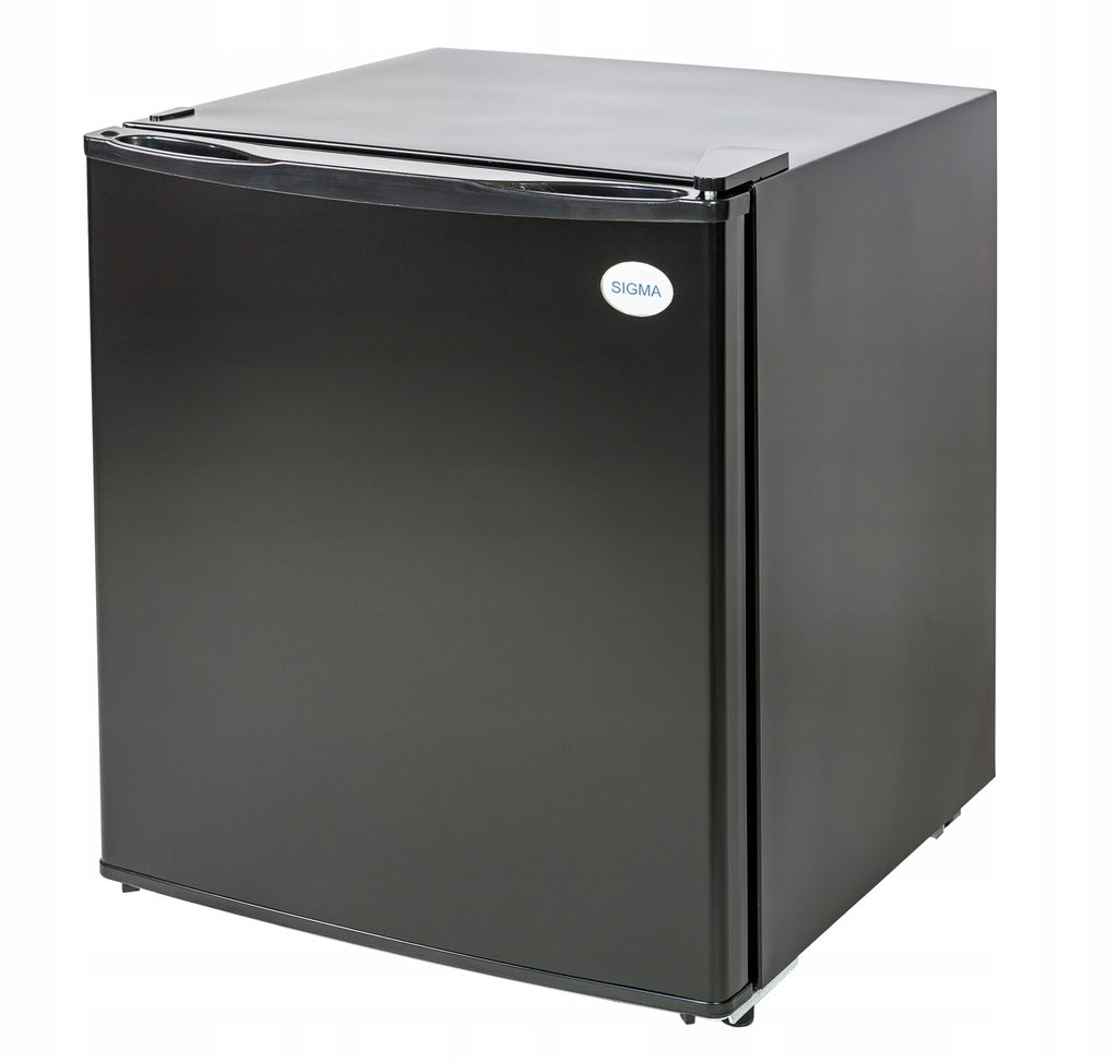Sigma Mini lodówka do Biura Hotelu Czarna 50cm 43L Minibar Podblatowa Cicha