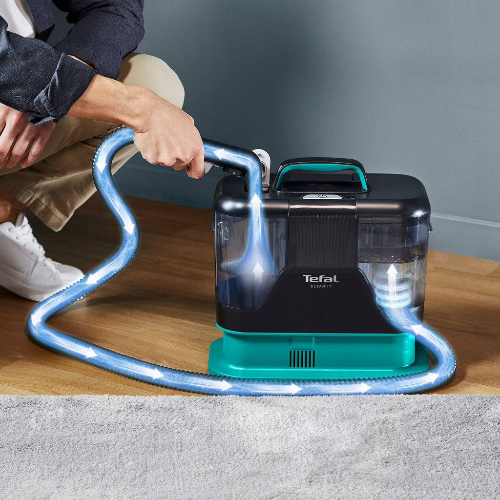 Odkurzacz piorący do tapicerki dywanów Tefal Clean It Hot&Cold IZ7021 1150W