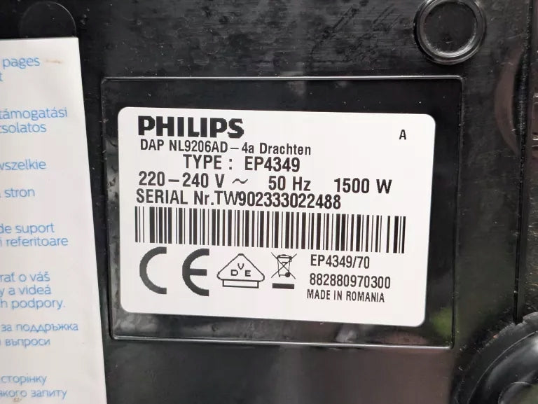 Automatyczny ekspres ciśnieniowy Philips LatteGo EP3347/90 1500W