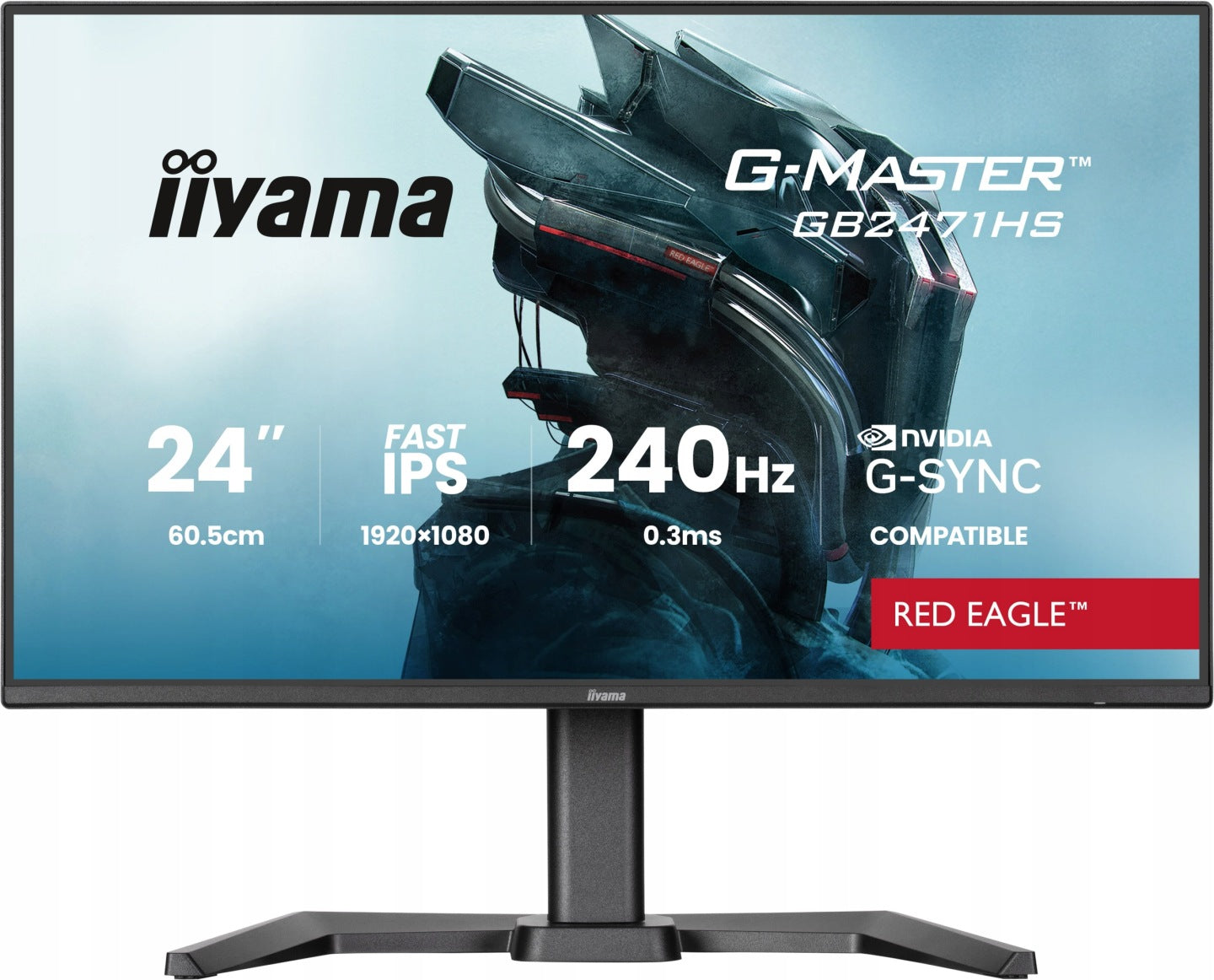 iiyama Monitor iiyama G-Master G2771HS-B1 Red Eagle 27 IPS LED 240Hz 0,4ms HDMI DP
