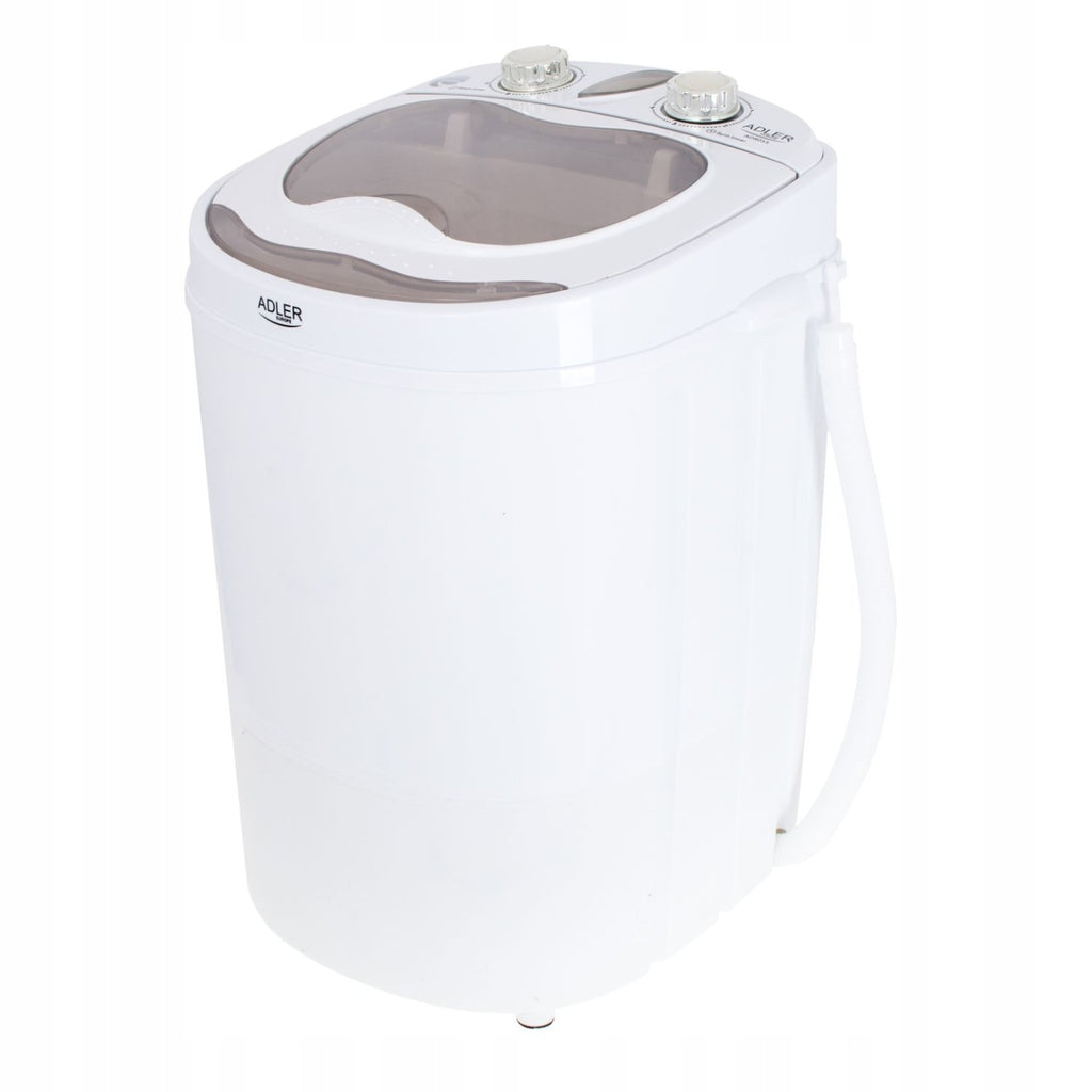 ADLER MINI PRALKA TURYSTYCZNA 3kg Z WIRÓWKĄ 1kg 2w1 DOMOWA TURYSTYCZNA NA DZIAŁKĘ