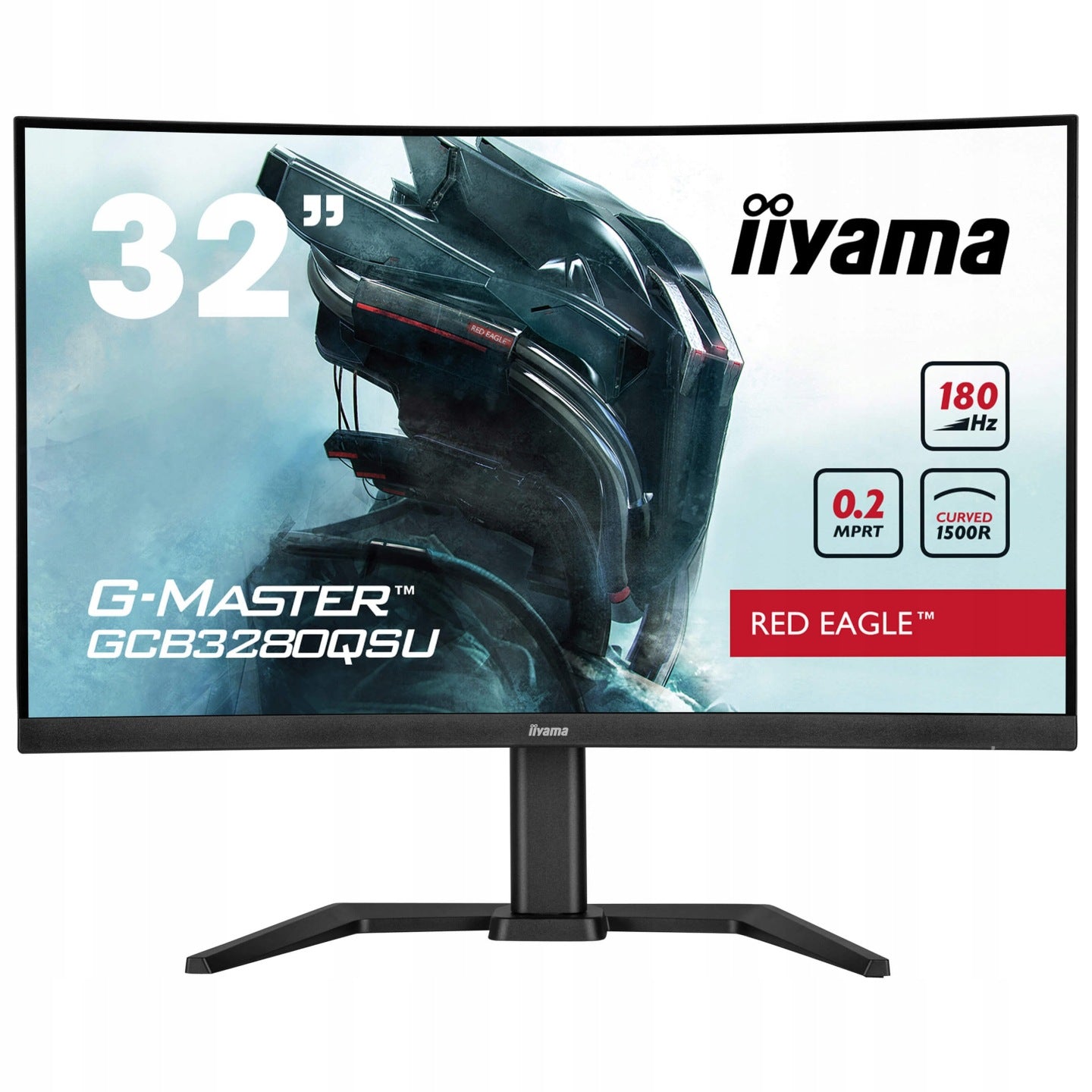 iiyama Monitor zakrzywiony 32 iiyama G-Master GCB3280QSU-B2 WQHD VA LED 180Hz HDR