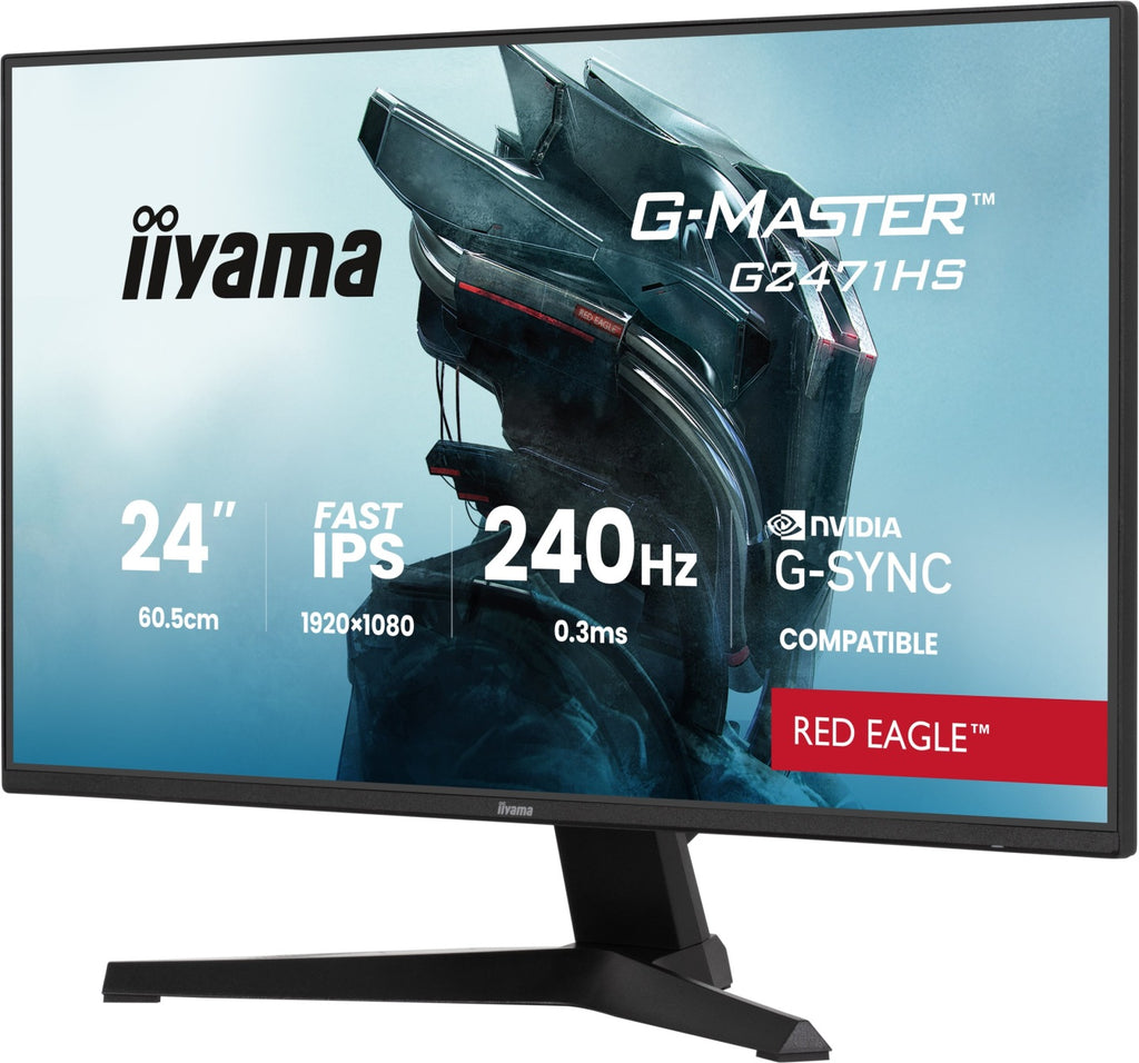 iiyama 2X Monitor LED 24 iiyama G-Master G2471HS-B1 Red Eagle