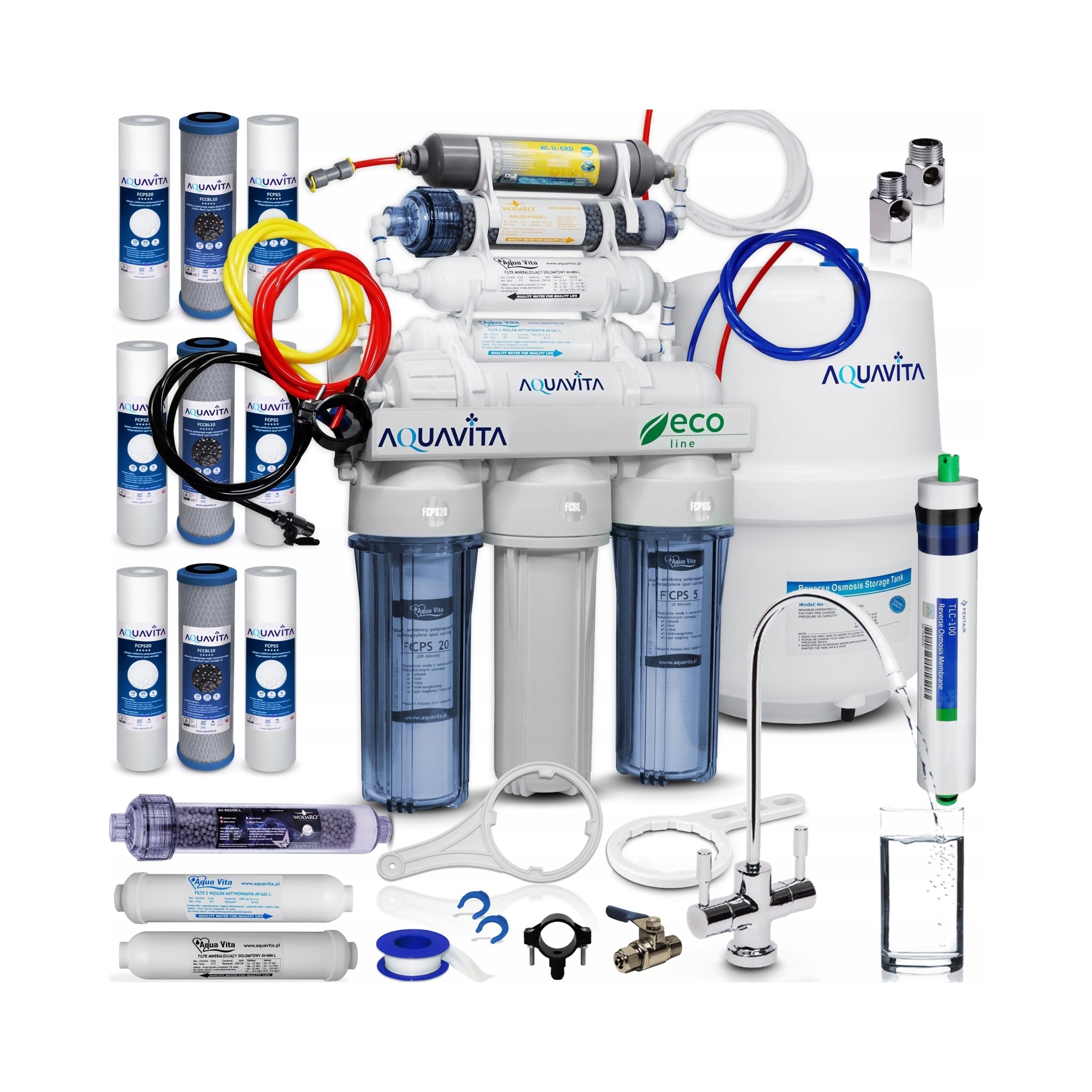 RO8 FILTR DO WODY OSMOZA JONIZATOR STRUKTURYZATOR AQUA VITA REDOX MINERAŁY