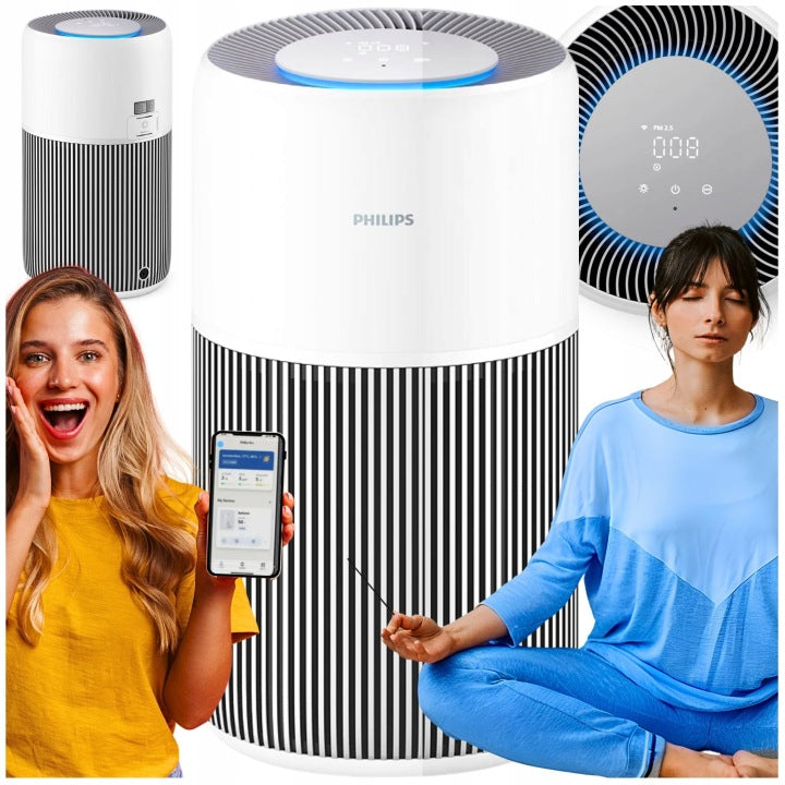 Philips PHILIPS Oczyszczacz Powietrza AC2220/10 ULTRAcichy Apka AIR+ NanoProtect