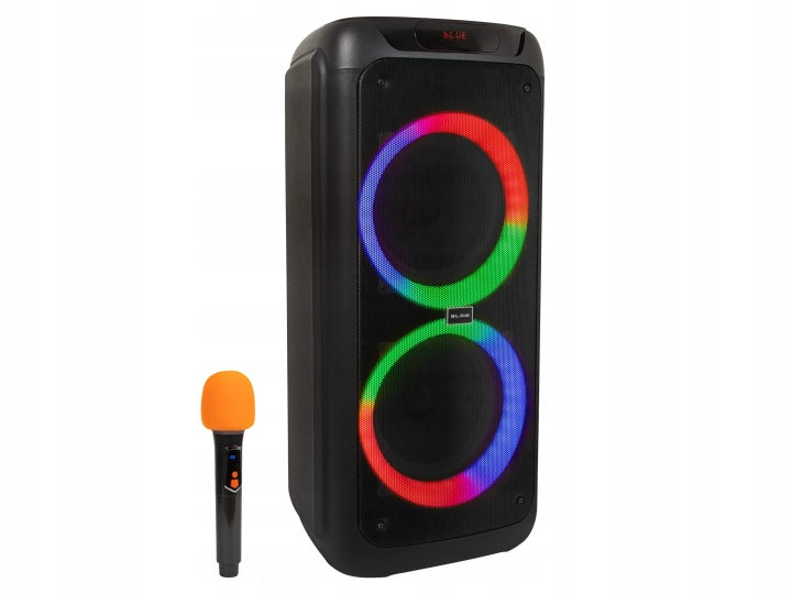 Blow GŁOŚNIK BLUETOOTH PRZENOŚNY BEZPRZEWODOWY DUŻY MIKROFON KARAOKE 280W