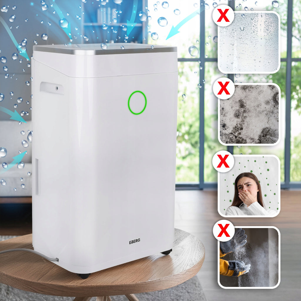 Osuszacz powietrza EBERG AZARI pochłaniacz 20l/24h +WiFi +TIMER +higrostat