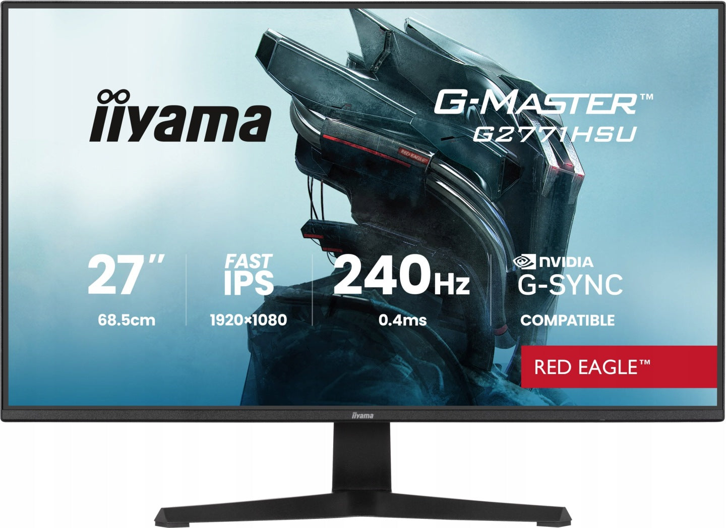 iiyama Monitor iiyama G-Master G2771HS-B1 Red Eagle 27 IPS LED 240Hz 0,4ms HDMI DP