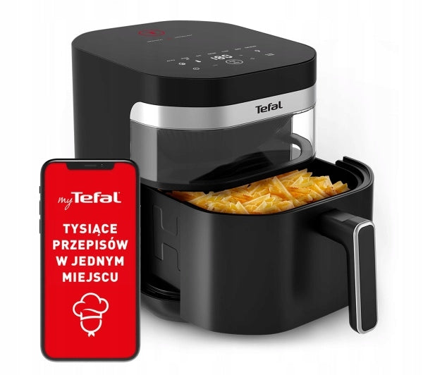 Frytkownica beztłuszczowa AIR FRYER TEFAL EY832H technologia podczerwieni