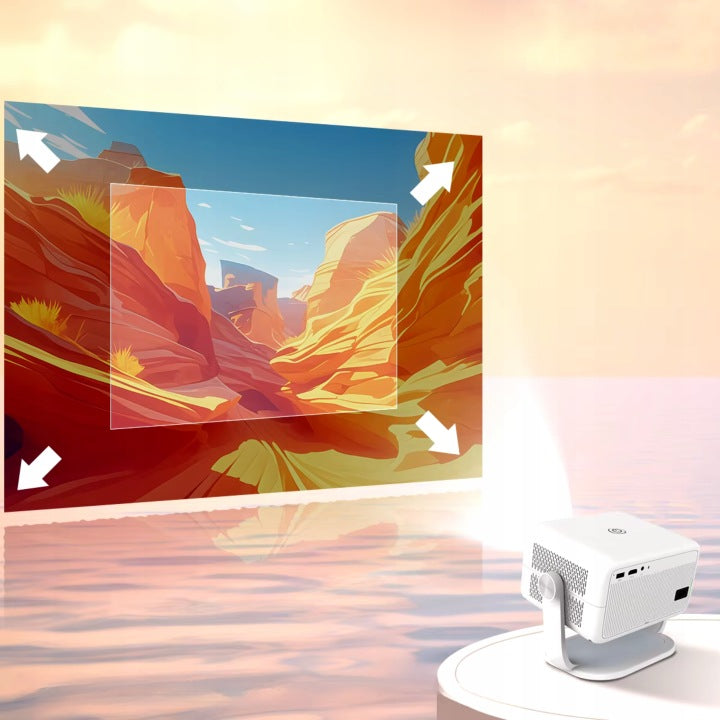 Magcubic Projektor LCD Magcubic L018 1080p 650ANSI biały Android 14