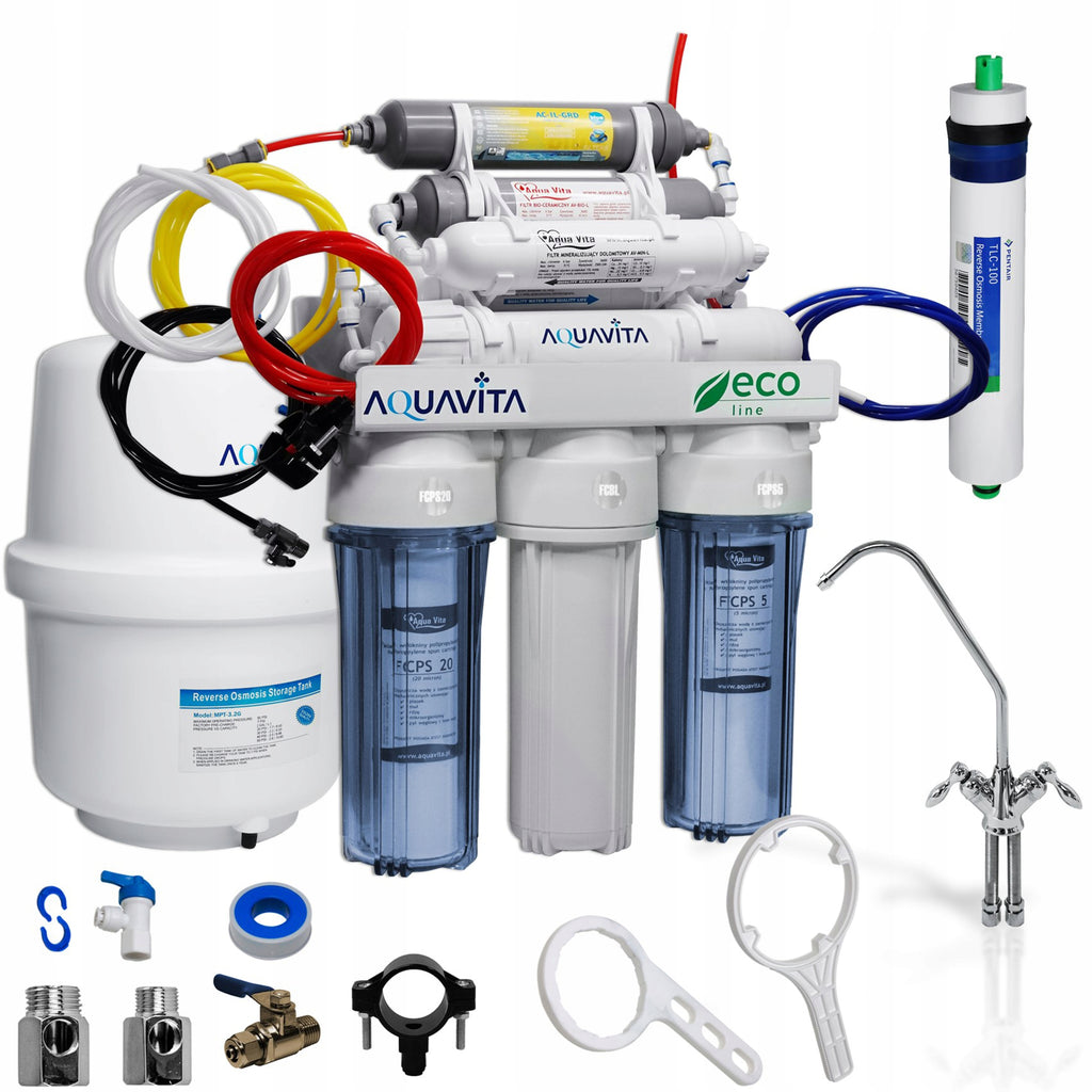 RO8 FILTR DO WODY OSMOZA JONIZATOR STRUKTURYZATOR AQUA VITA REDOX MINERAŁY