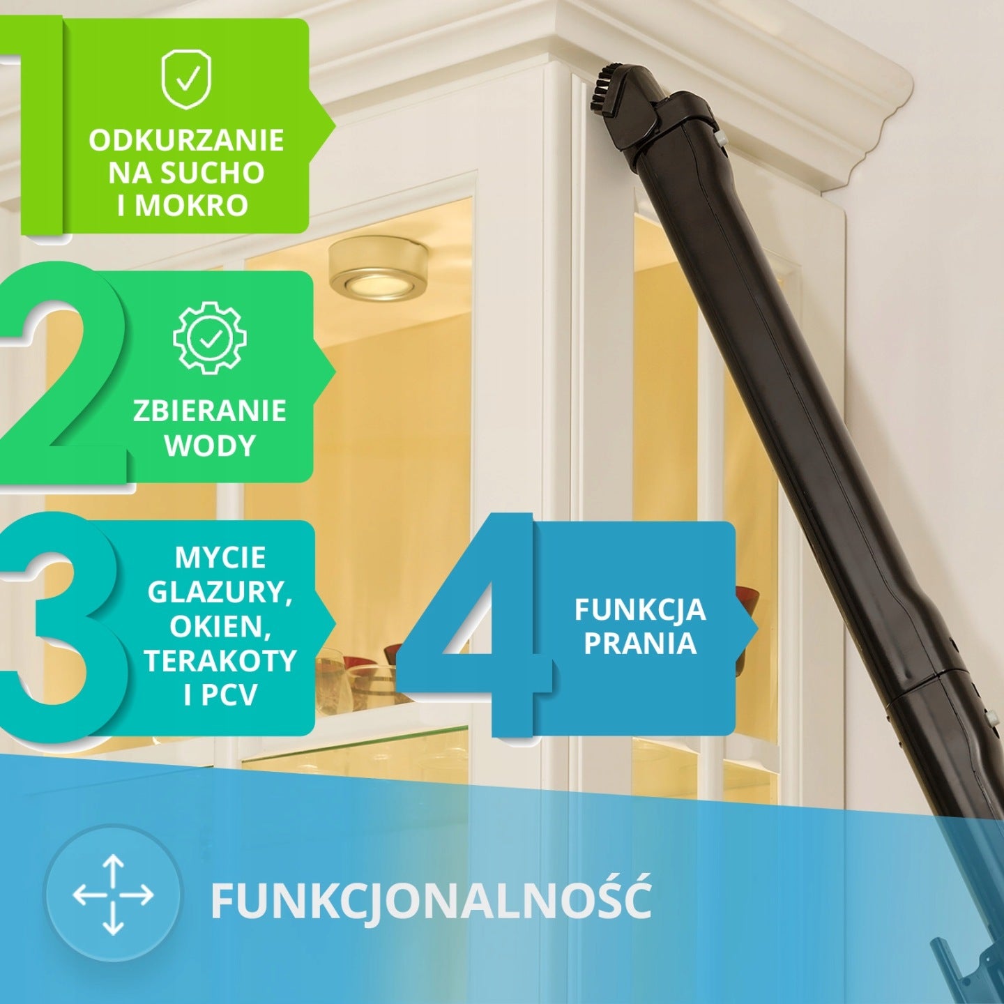 Odkurzacz piorący wodny Vira MPM MOD-22 Zbiornik na wodę 10L 2400W